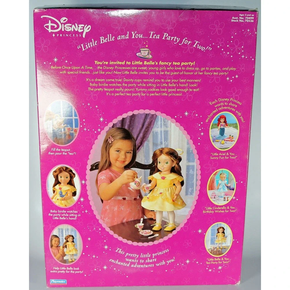 Disney Once Upon a Time Little Belle Tea Party Doll Never Been Open Vintage